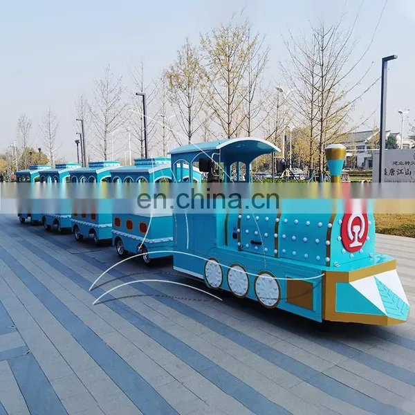 Christmas Carnival Games Small Backyard Electric Train Trackless Train for Sale photo-2