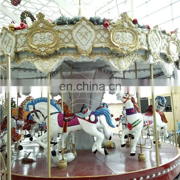 Outdoor Amusement Park Carousel Horse Amusement Machinery Equipment Carousel for Sale photo-4