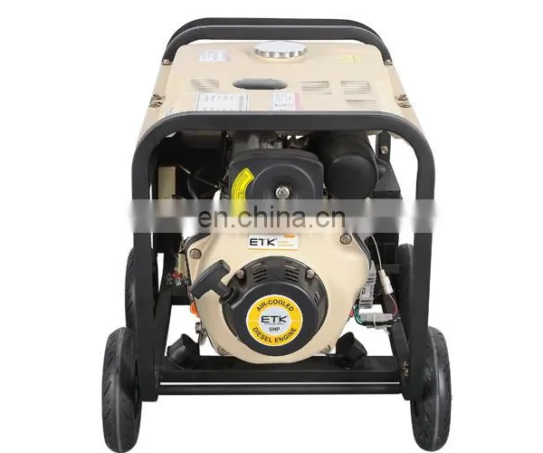 Portable Diesel Generator With 4 Wheels Diesel Generator Set With CE photo-2