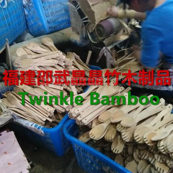 Bamboo Cooking Utensil Set From China Manufacturer Twinkle Bamboo Wooden Cook Tool Wholesale photo-3