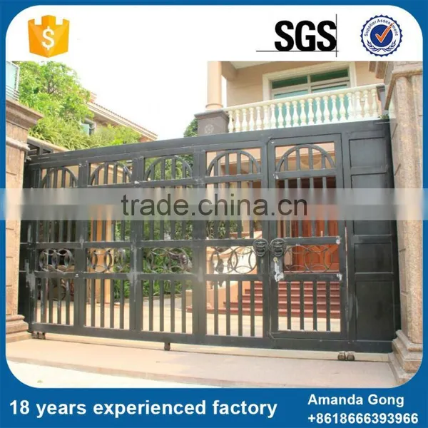 Lower Cost Cheap Wrought Iron Gate With Spear Points Point photo-5