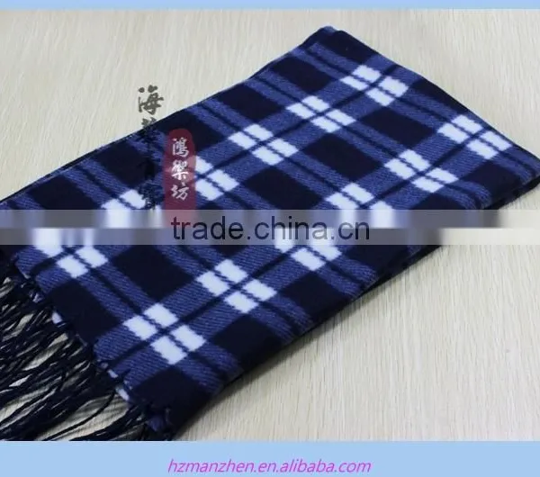 Polyester wool winter men scarf