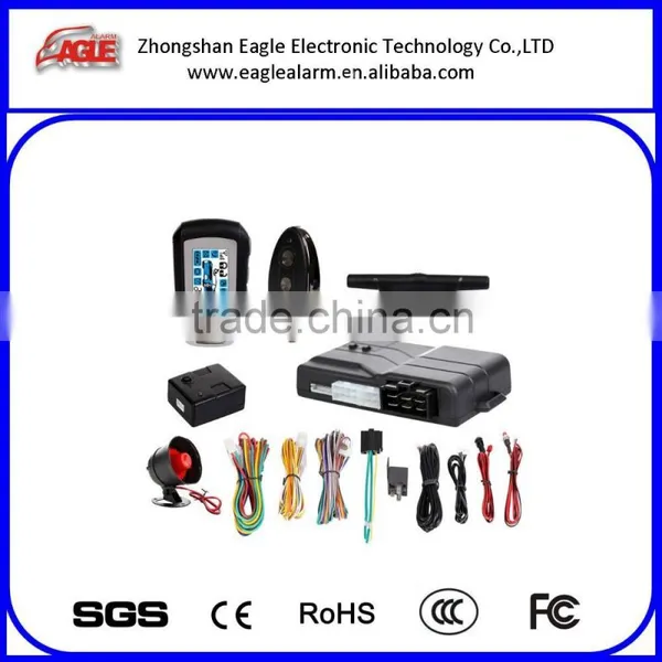FM Two Way Alarm Car Alarm System up to 2000 Meters With Remote Start