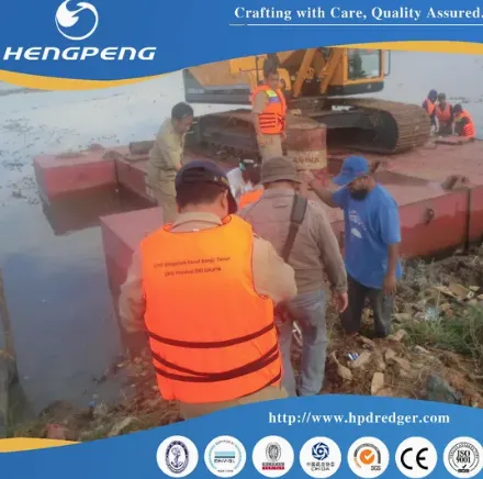 Multi-Purpose Excavator Modular Floating Platform Barge for Diverse Uses photo-3