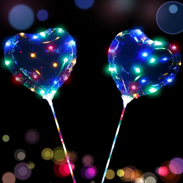 IShine Hot Selling Theme Party Supplies Wholesale Birthday Decor Party Light Up Led Bobo Balloons photo-2