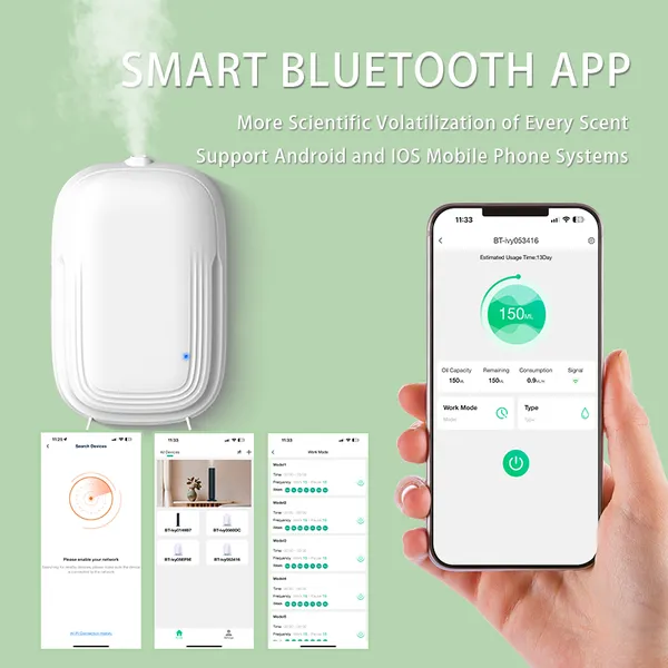 High ROI Cost Performance Purified Aroma Machine Plastic Flip Cover Design Bathroom Aroma Solution Diffuser photo-4
