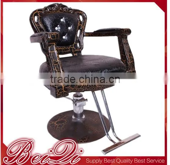 European Classical Style Vintage Salon Furniture Beauty Salon Equipment Old Style Barber Chair Antique Salon Chair