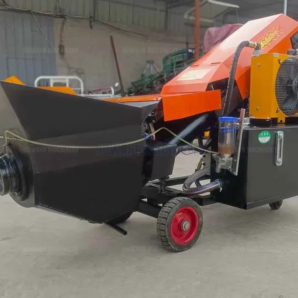 High Quality Cement Conveyor Pump Equipment Fine Aggregate Concrete Hydraulic Pumps Concrete Pump Truck photo-2