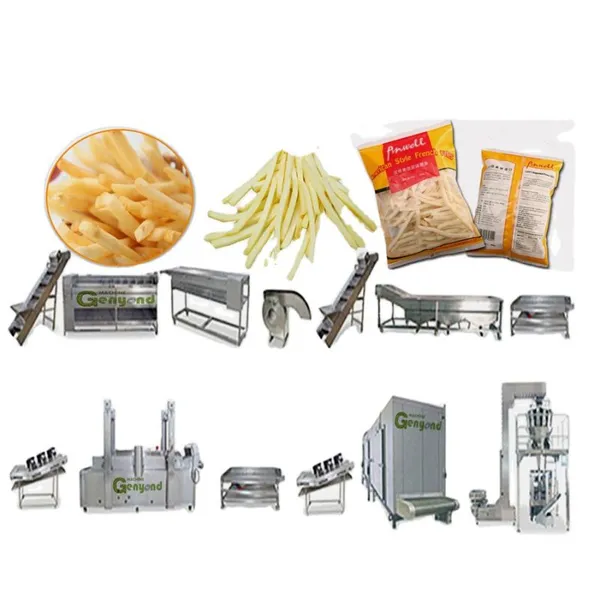 French Frise Machines with Core Components PLC Gear Pump Engine Motor Bearing