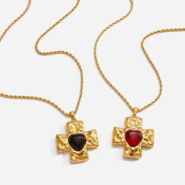 Minimalist Waterproof Stainless Steel Gold Necklace - Exquisite Jewelry Design photo-5