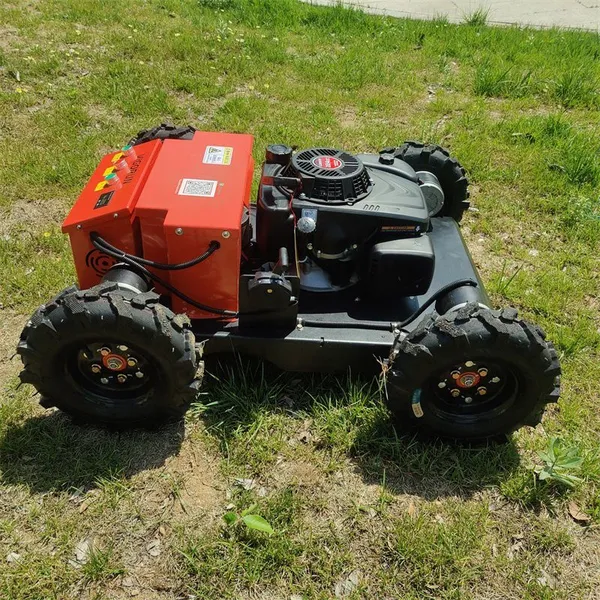 Petrol Brushless Walking Motor Adjustable Cutting Height RC Controlled Lawn Mower photo-5