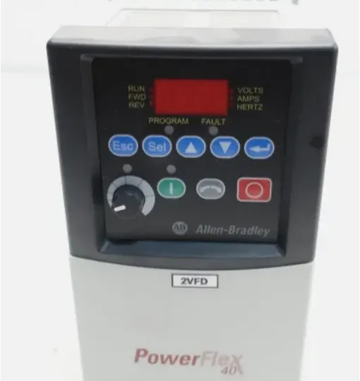 ALLEN‑BRADLEY 22B‑D2P3N104 PowerFlex 40 Series AC Drive, 0.75kW 2.3Amps Variable Frequency Drive VFD