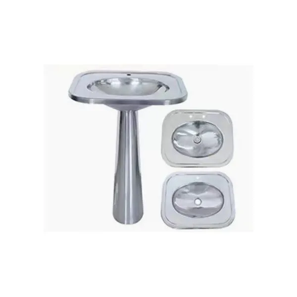 Replacement Stainless Steel Wash Basin for Railway Vehicle Restroom