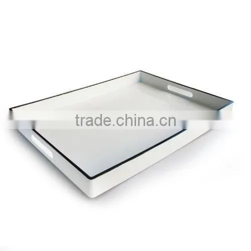 Rectangular Tray With Handle Six Color Wooden Tray photo-5