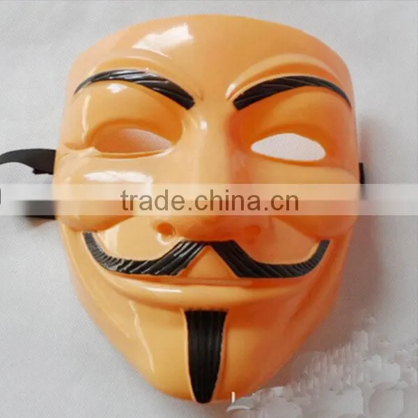 Mix Colour Anonymous Costume Masquerade Mask/V for Vendetta Mask Guy Fawkes Anonymous Fancy Cosplay Costume GDS-AM-003/1 photo-3