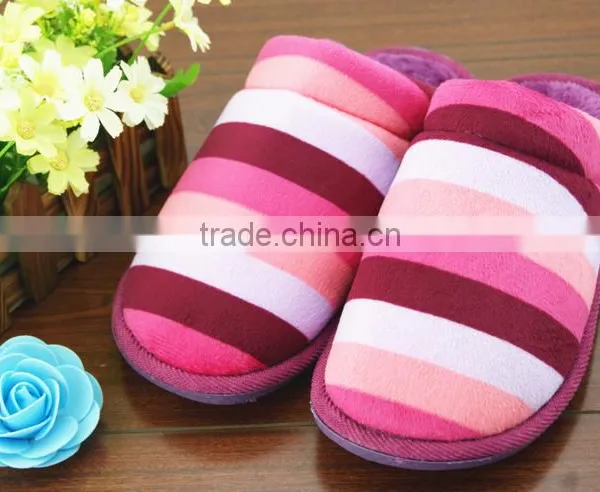 2015 Newest High Quality Cheap Indoor Cotton Soft Slippers for Women Korea Style Slippers Wholesale photo-4