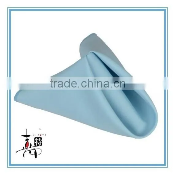 Poly Visa 100% Polyester Napkin Dyeing Colorful Table Cloth Napkin photo-5
