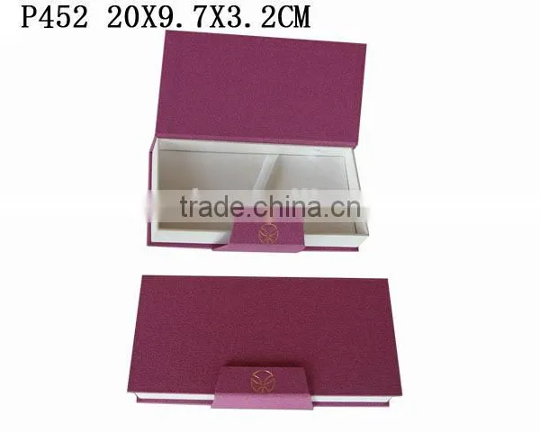 2016 Elegant Custom Earring Box Paper With Flannel Insert P447 photo-4