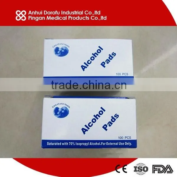 Nonwoven Isopropyl Alcohol Pre Pad CE ISO FDA photo-2