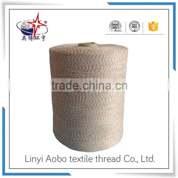 White With Red Serger 100 Polyester Sewing Thread Supplier's Choice photo-2