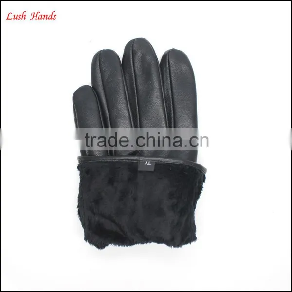 Boys Fashion Dress Gloves With Genuine Leather Belts photo-3