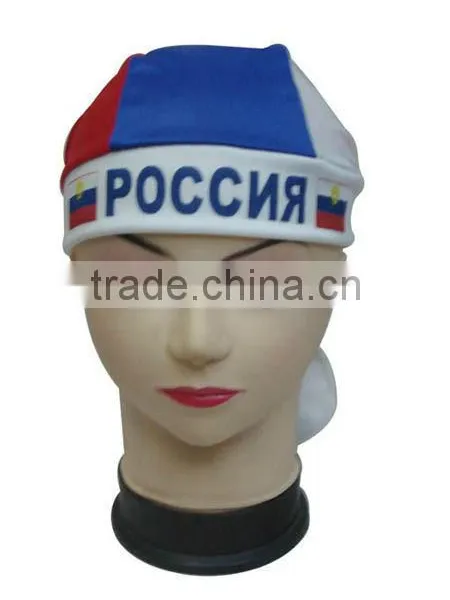 Sport Fans Country Flag Head Tie Scarf, Promotional Gife Cap,newest Hot Sell Head Tie Scarf