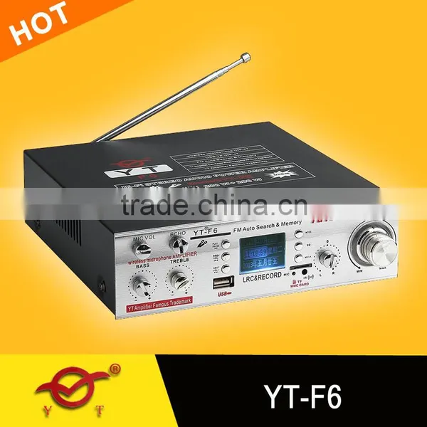 5 Channel Usb Mixer Amplifier YT-F6 With Karaoke Support FM/MIC/TF/USB photo-2