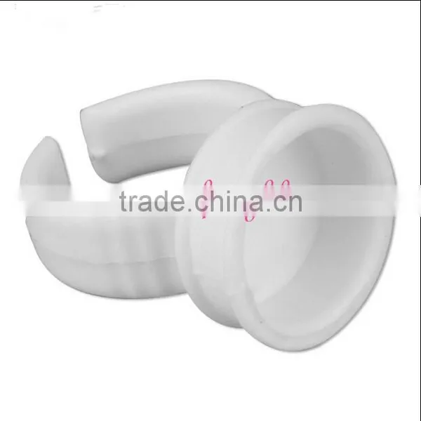 Hotselling plastic eyelash glue holder ring plastic tattoo ring
