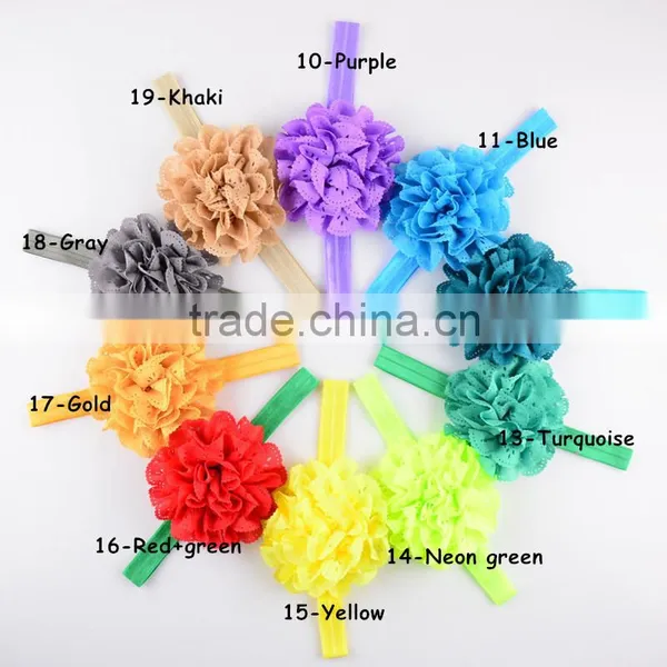 Hot-sales Large Flower Headband Toddler Sunshine Flower Headband Baby Big Flower Hair Band Wh-1746