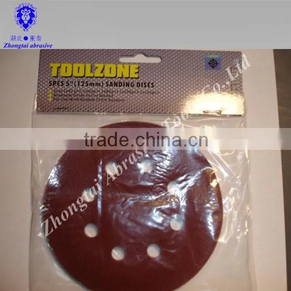 RED Aluminum Oxide 150mm Sanding Disc photo-2