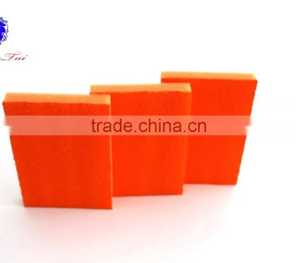 Orange Sourcing Pad With Yellow Sponge for Kitchen Supplies photo-2