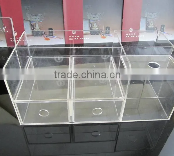 2015 New Arrivel Acrylic 9 Pieces Box Multi Clear Acrylic Storage Box photo-2