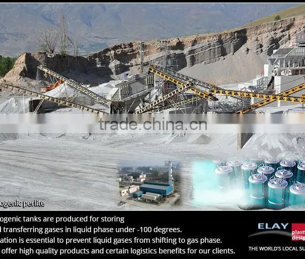 Cryogenic perlite