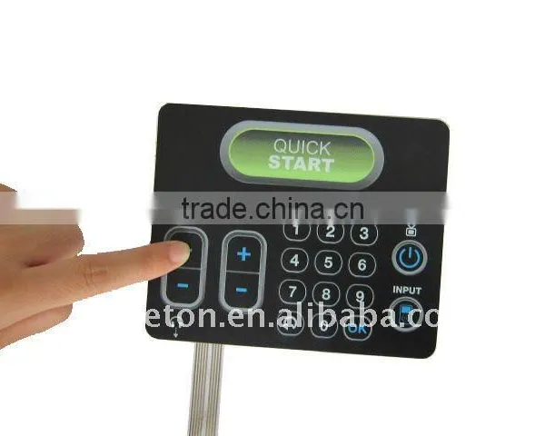 Keypad Membrane Switch Panel For TV