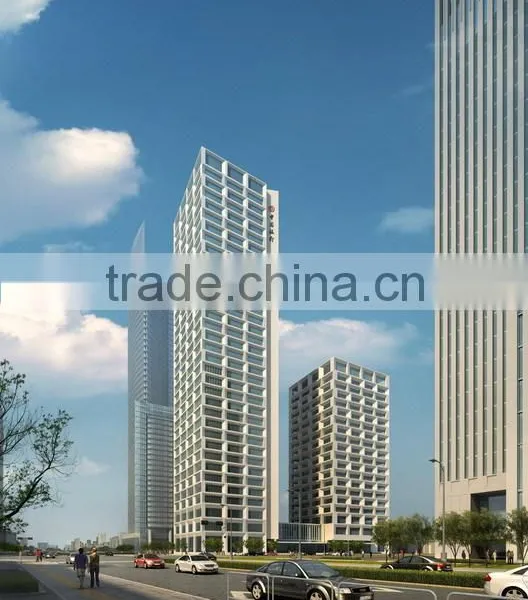 Aluminum Frame Curtain Wall For Office Building