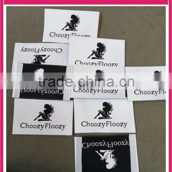 High Desity Damask Woven Label for Clothing photo-3