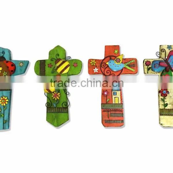Wooden Cross Shape Antique Sign Board photo-2