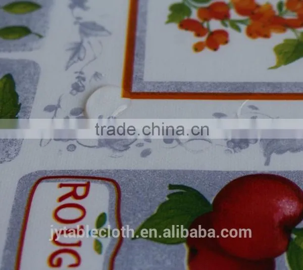 Three Layers of PVC Compound Non-woven Fabric Tablecloth photo-5