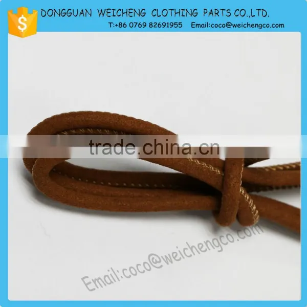 Wholesale High Quality 2.5mm*1.5mm Brown Flat Leather Cord, Jewelry Cord, Leather String photo-4