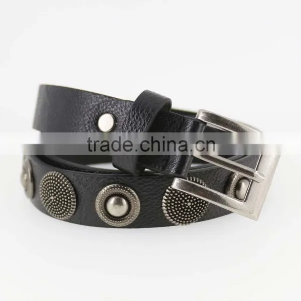 Women's Fashion Flowermetal Studded Jeans Belt With Shiny Rhinestone Accessories in Chinese Factory photo-2