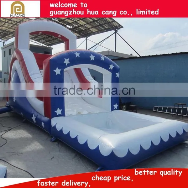 2016 Happy Zoo Park Giant Inflatable Slide, Inflatable Slip n Slide for Adult photo-4
