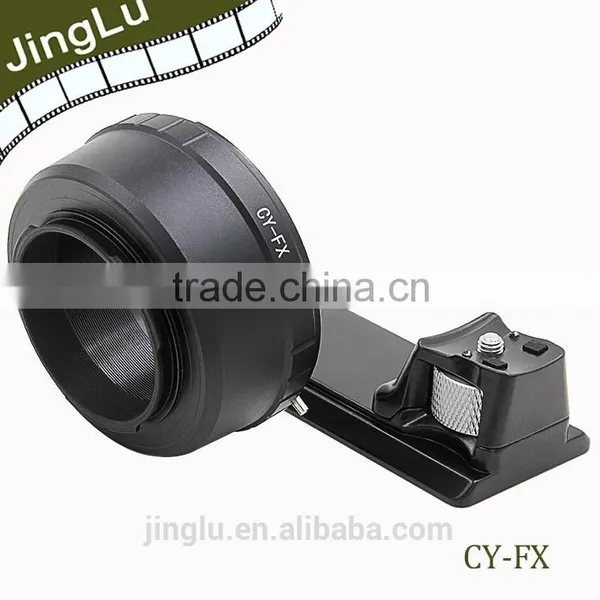 Lens Adapter Ring With Long Tripod CY-FX for Contax Lens to Fujifilm X-Pro1 Camera Body photo-4