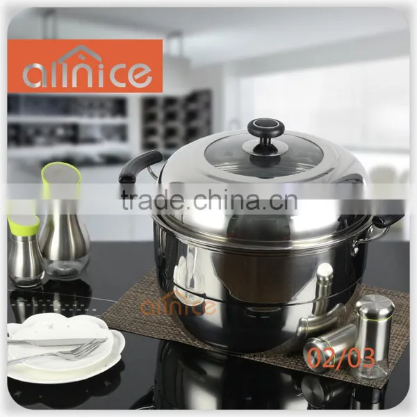 Kitchen Utensil: Stainless Steel Vegetable Steamer Food Steamer Steam Pot photo-2