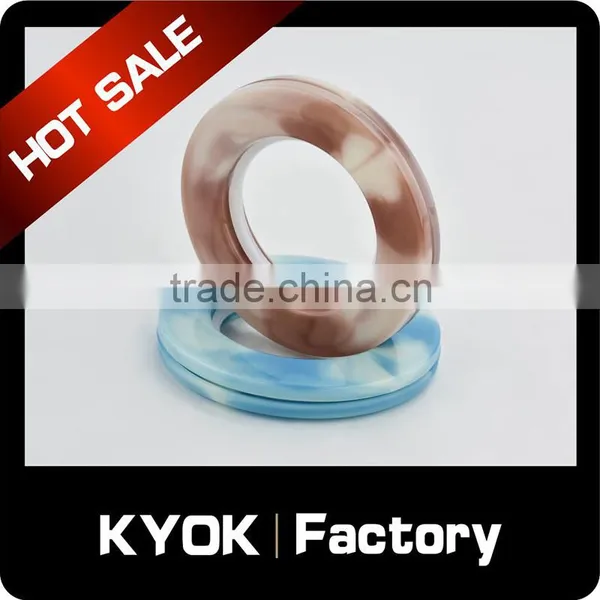 KYOK Eyelet Curtain Rings 36mm Diam Select Colour for 28mm Pole,Bathroom Metal Curtain Rod Holder Accessories photo-6
