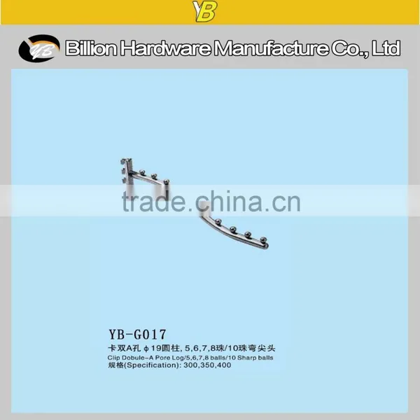 China Fashion Factory Clothes Store Hanging Display Hook on Slot Hook Quality Choice photo-5