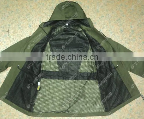 Miltary Green Long Denim Jeans Jacket With Inside 100% Original DuPont Kevlar For Motorbike Ridding photo-2