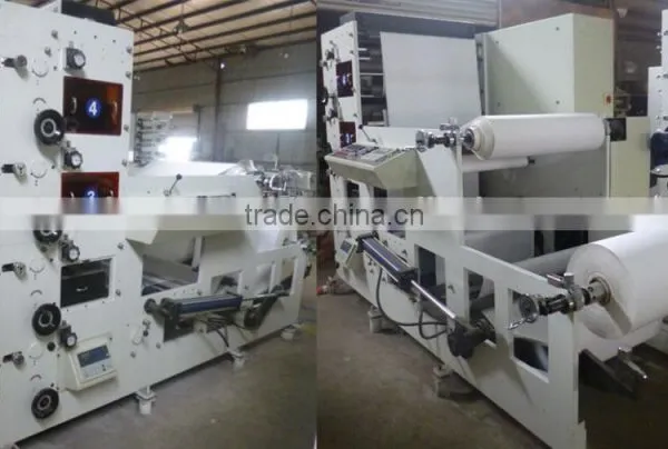 MR-600 HIgh Speed Automatic Four Colors Paper Cup Flexo Printing Machine Price