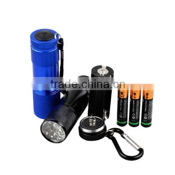 Aluminum 9 LED Lantern Mini LED Flashlight photo-5