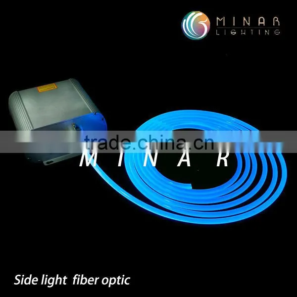 Outdoor Lighting Decoration 6mm Polymer Fiber Optic Side Glow Cable photo-4