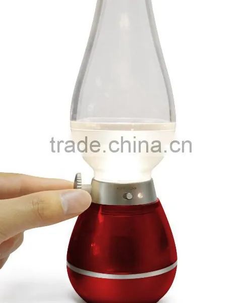 Blowing Control USB Rechargeable Smart Table Kerosene Lamp photo-4